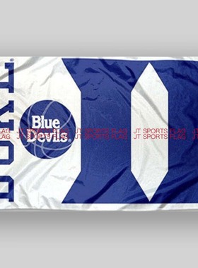 NCAA杜克蓝魔大学活动队旗旗帜定制定做Duke Blue Devils Flag
