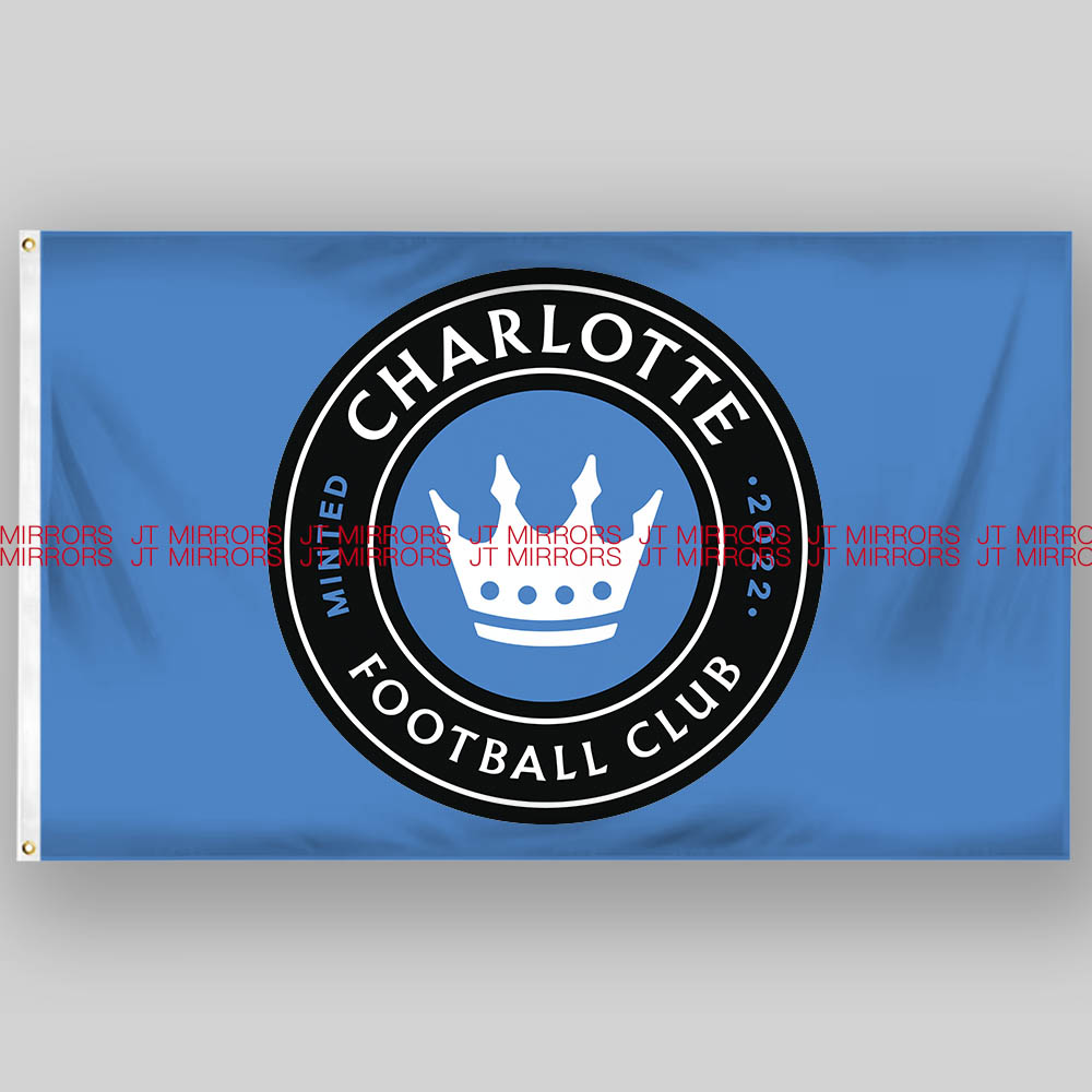 MLS美国职业足球大联盟夏洛特足球俱乐部队旗帜Charlotte FC flag