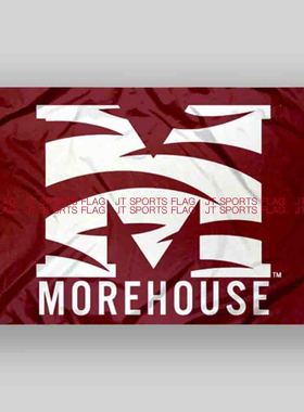 NCAA莫尔豪斯学院旗帜校旗班旗队旗定做Morehouse College Flag