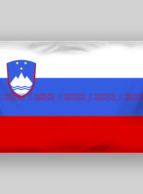 欧洲杯2024足球斯洛文尼亚国旗国家队旗帜旗子定做Flag Slovenia