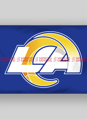 NFL美国洛杉矶公羊队橄榄球俱乐部队旗定做Los Angeles Rams flag