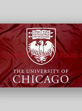 NCAA芝加哥栗色大学学院队旗旗帜定制定做Chicago Maroons Flag