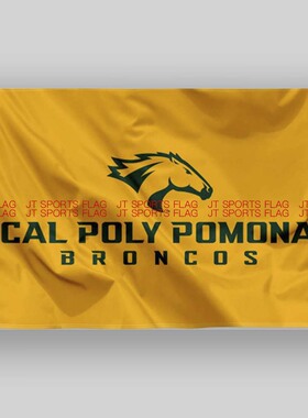 NCAA加州保利波莫纳野马大学队旗帜Cal Poly Pomona Broncos Flag