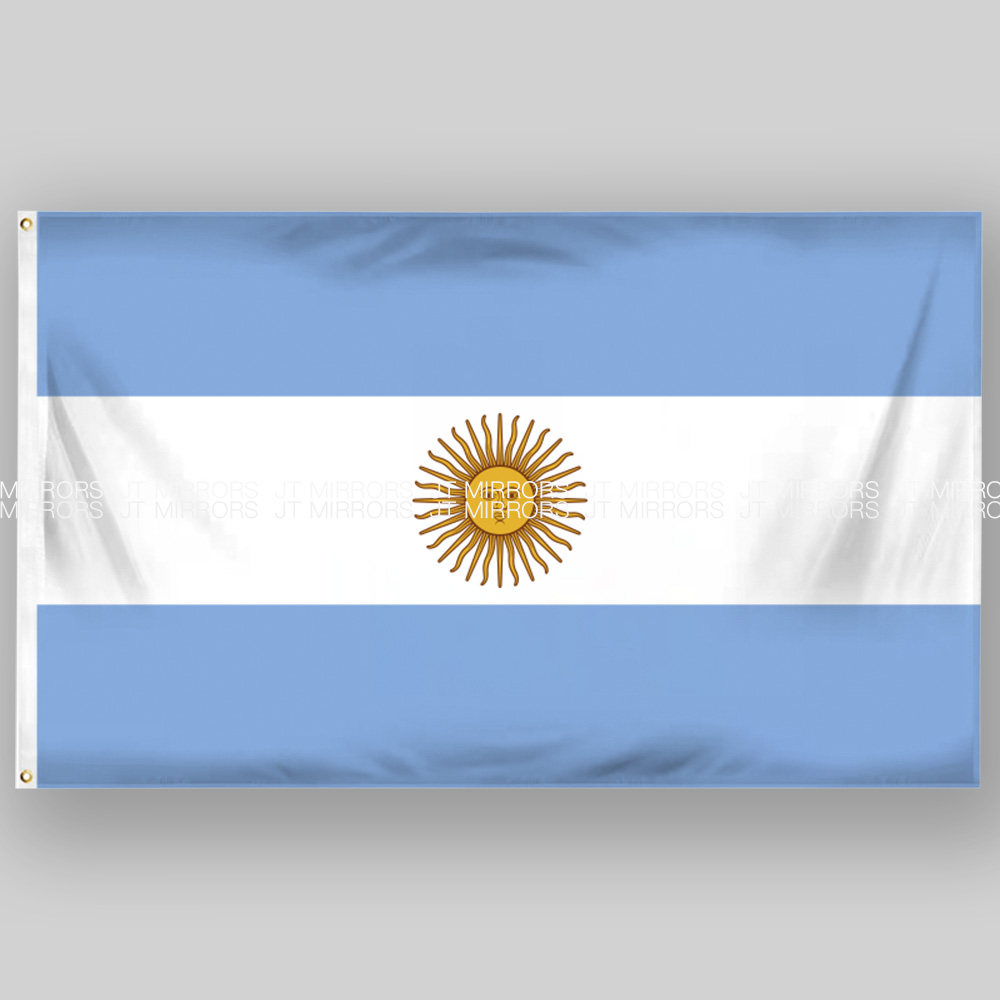 2024巴黎奥运会16强足球阿根廷国旗梅西中国行助威队旗Argentina
