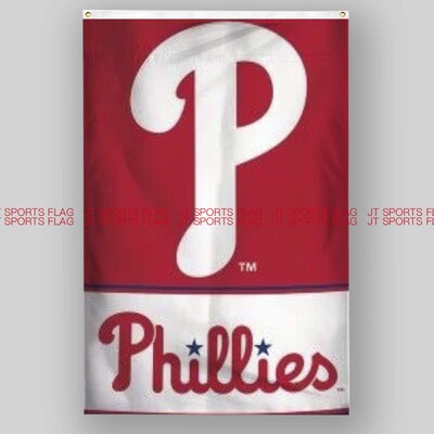 MLB美国费城费城人队棒球俱乐部冠军队旗Philadelphia Phillies