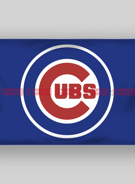 MLB美国芝加哥小熊队棒球俱乐部队旗旗帜定做Chicago Cubs flags