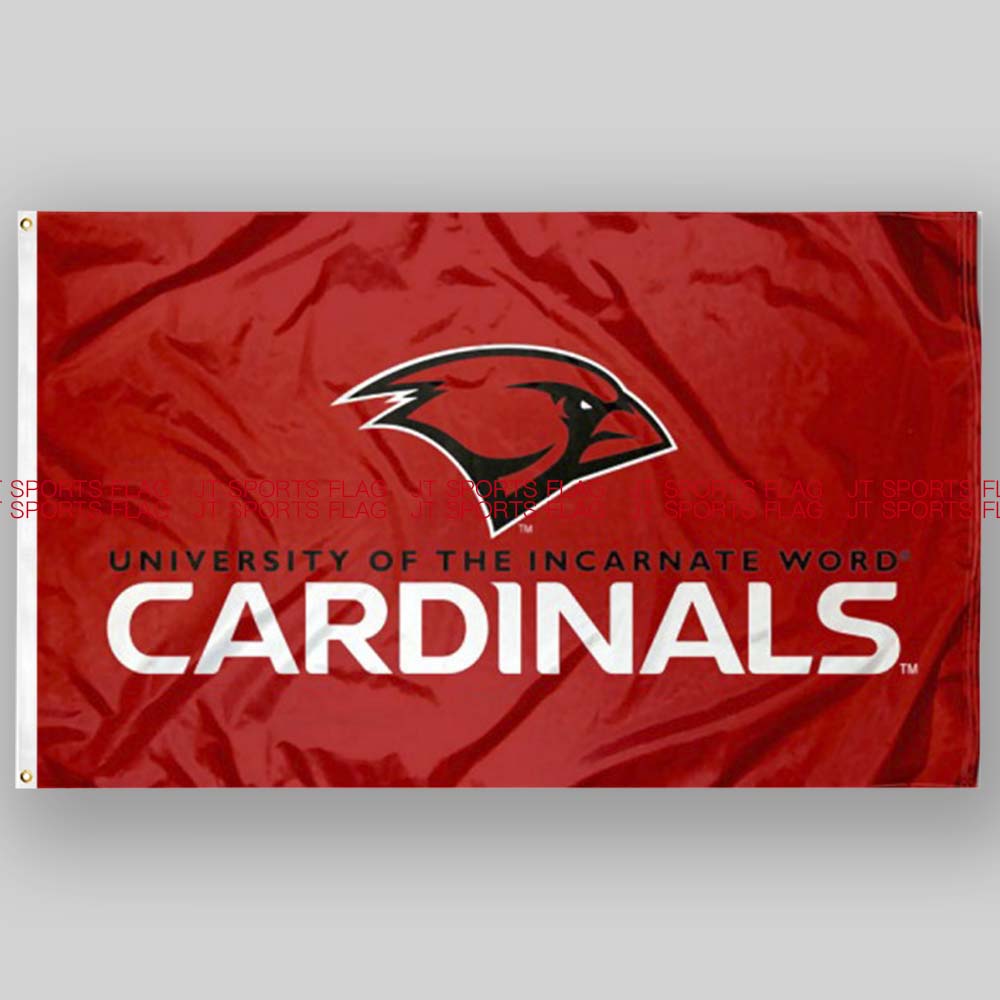 NCAA化身字红衣主教旗大学队旗Incarnate Word Cardinals Flag