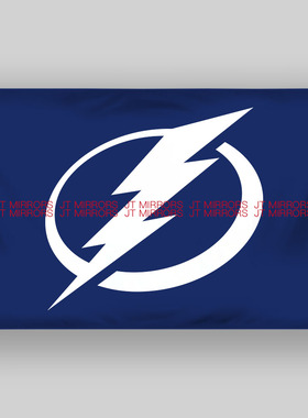 NHL美国坦帕湾闪电队曲棍球冰球俱乐部队旗Tampa Bay Lightning