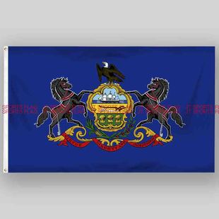 宾夕法尼亚州旗旗子定制旗帜定做Flag Pennsylvania