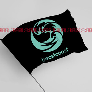 刀塔DOTA2国际邀请赛beastcoast野兽海岸电竞俱乐部战队旗帜定做
