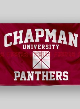 NCAA查普曼黑豹大学活动队旗旗帜定制定做Chapman Panthers Flag