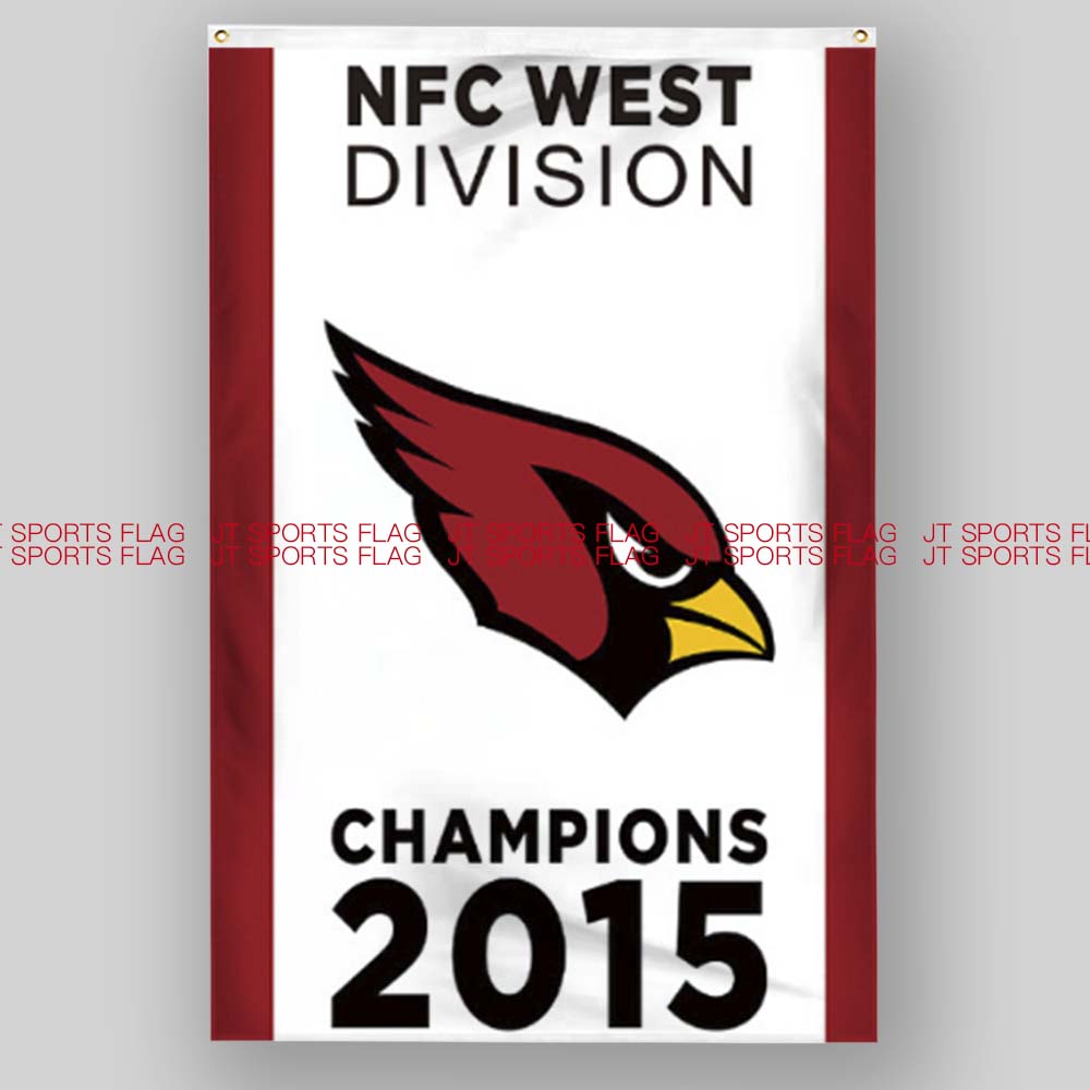 nfl美国亚利桑那红雀队橄榄球俱乐部冠军队旗arizona cardinals