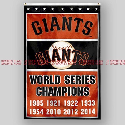 MLB美国联盟旧金山巨人棒球俱乐部冠军队旗San Francisco Giants