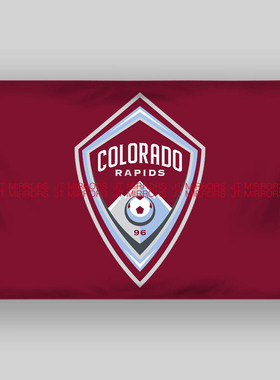 MLS美国职业足球大联盟科罗拉多急流队旗帜Colorado Rapids flag