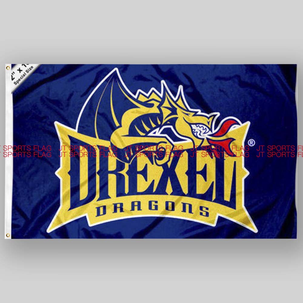 NCAA德雷克塞尔龙旗大学队旗旗帜定做定制Drexel Dragons Flag-封面