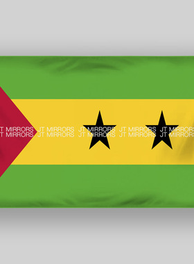 世界杯足球Sao Tome and Principe Flag圣多美和普林西比国旗定做