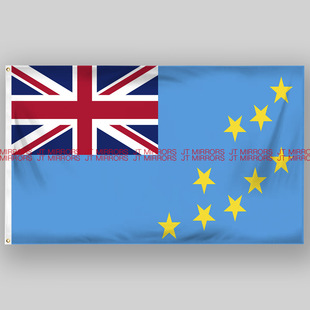 世界杯足球Tuvalu Flag图瓦卢国旗旗帜定制定做Flag of Tuvalu