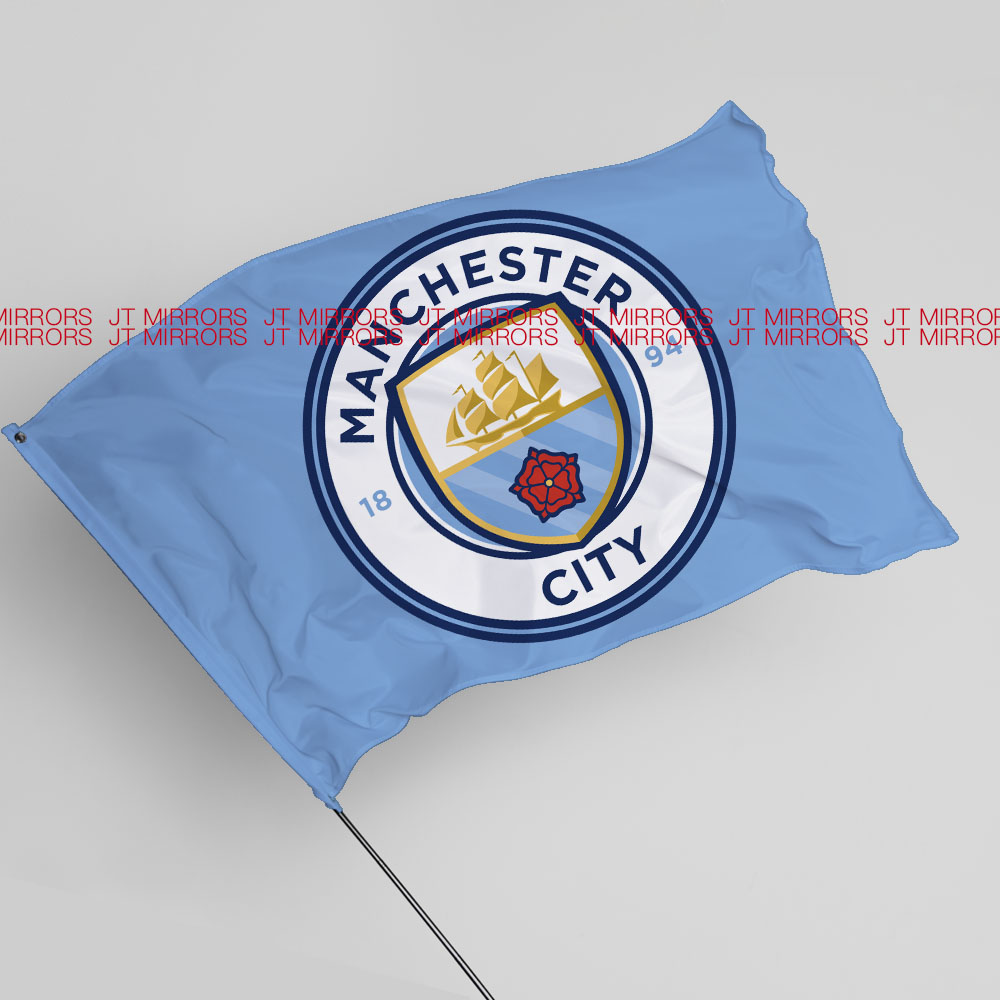 英超曼彻斯特城足球俱乐部曼城哈兰德周边队旗Manchester City FC