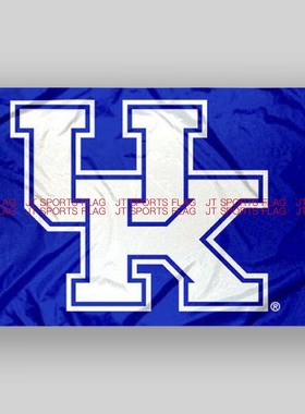 NCAA肯塔基野猫大学校旗队旗旗帜定做定制Kentucky Wildcats Flag