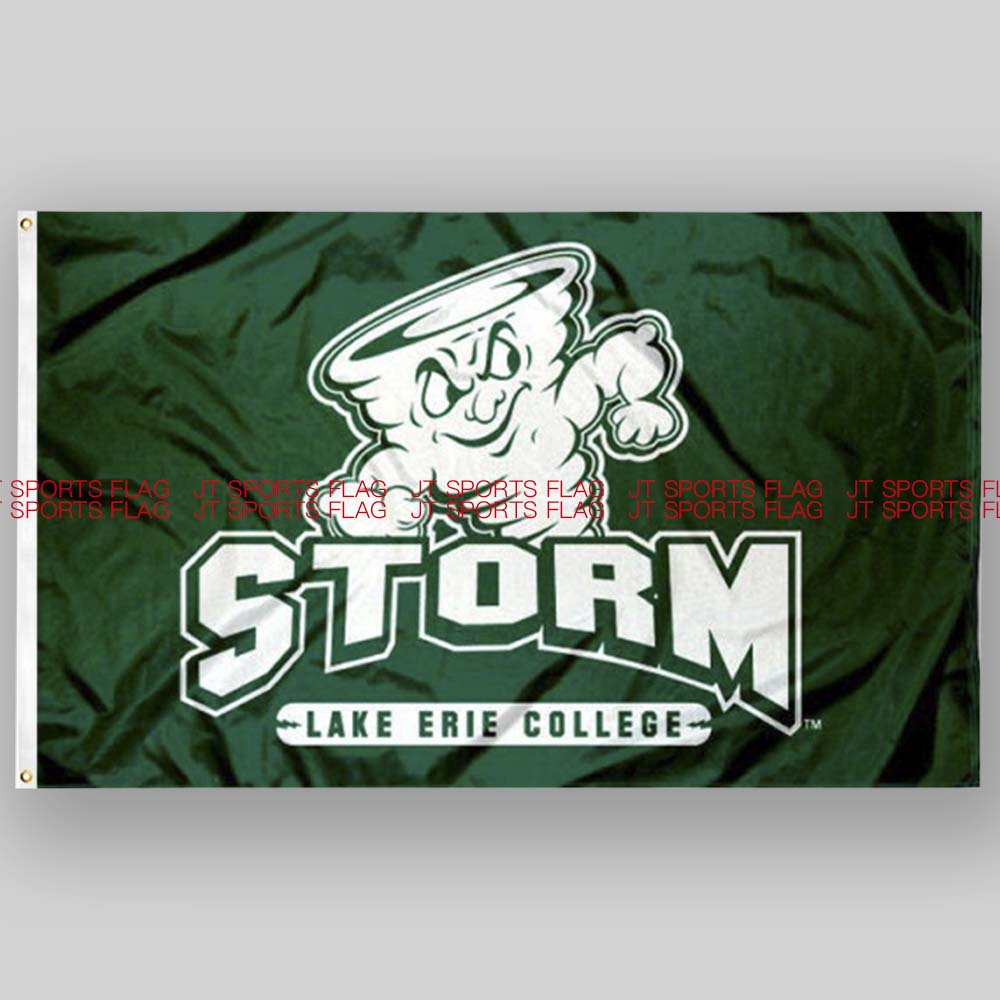 NCAA伊利湖风暴旗大学校旗队旗旗帜定制定做Lake Erie Storm Flag