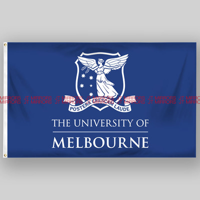 墨尔本大学学院校旗队旗旗帜定做University of Melbourne flag