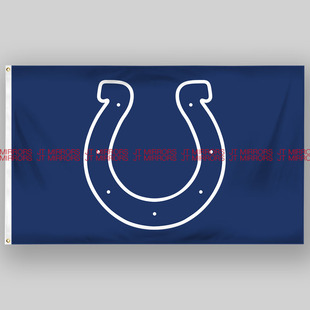 Colts NFL美国印第安纳波利斯小马橄榄球俱乐部队旗Indianapolis