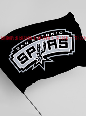 NBA圣安东尼奥马刺篮球俱乐部周边队旗旗帜定制San Antonio Spurs