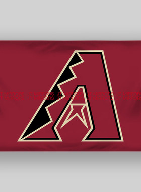MLB美国亚利桑那响尾蛇队棒球俱乐部队旗Arizona Diamondbacks