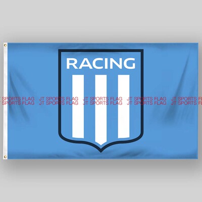 阿根廷甲级联赛车足球俱乐部球迷应援队旗帜定制Racing Club flag