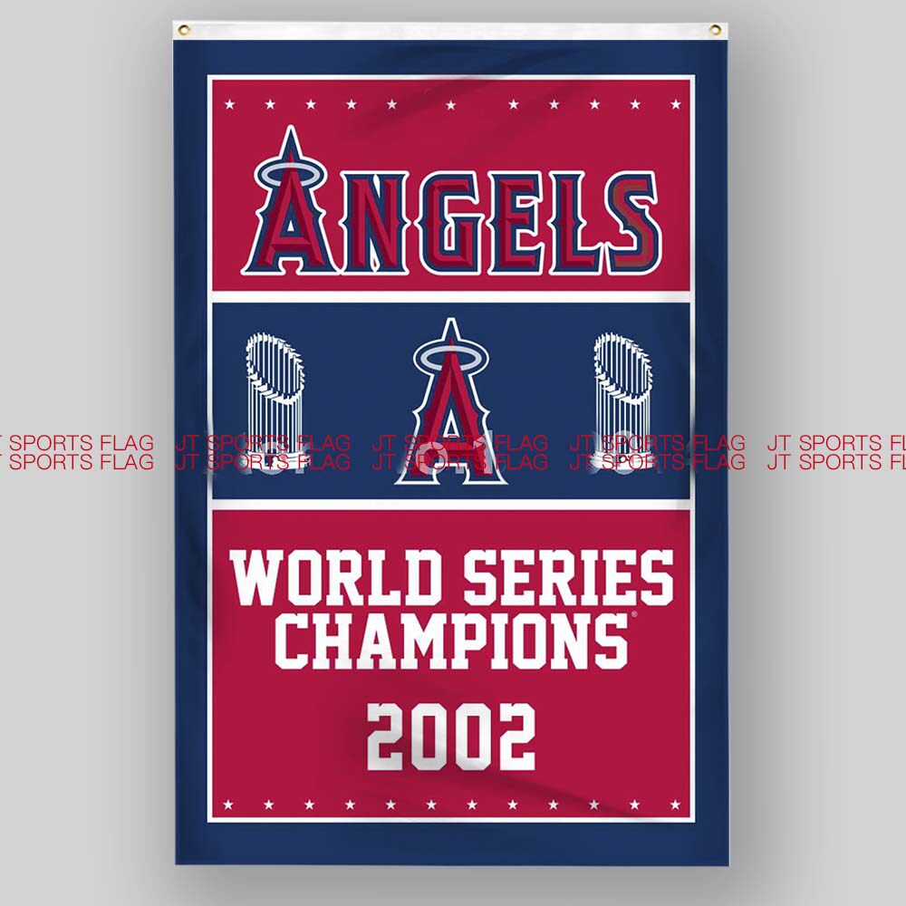 MLB美国洛杉矶天使队棒球俱乐部冠军队旗旗帜Los Angeles Angels