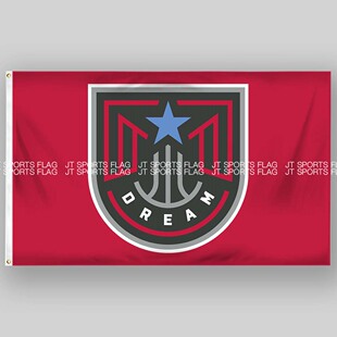 Dream亚特兰大梦想队旗旗帜 WNBA国家女子篮球联盟协会Atlanta