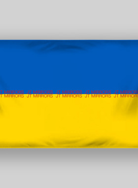 欧洲杯2024巴黎奥运会乌克兰足球国旗队旗旗帜定制定做Ukraine