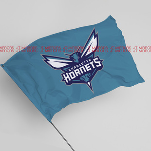 NBA夏洛特黄蜂篮球俱乐部活动球队旗旗帜定制Charlotte Hornets