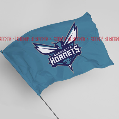 NBA夏洛特黄蜂篮球俱乐部活动球队旗旗帜定制Charlotte Hornets