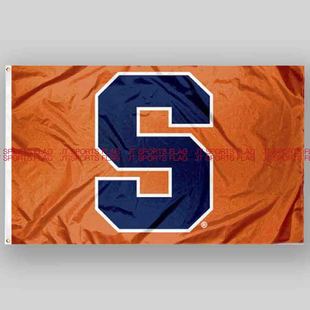 NCAA雪城橙旗帜大学校旗班旗队旗定做Syracuse Orange Flag