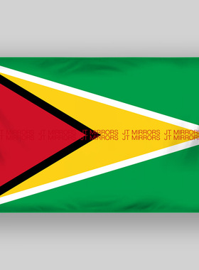 世界杯足球Guyana Flag圭亚那国旗旗帜定制定做Flag of Guyana