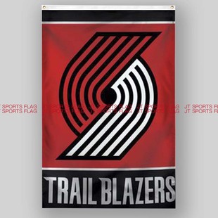 NBA波特兰开拓者篮球俱乐部球队冠军队旗Portland Blazers Trail