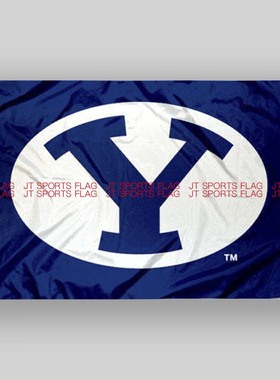 NCAA布里格姆年轻美洲狮大学队旗旗帜Brigham Young Cougars Flag
