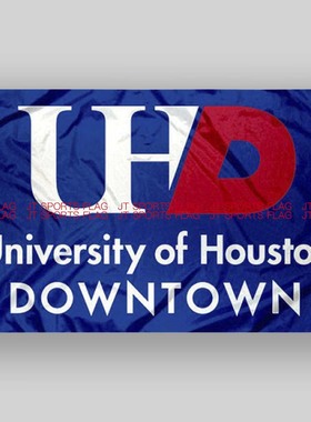 NCAA休斯顿市中心鳄鱼旗大学队旗Houston Downtown Gators Flag