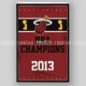 NBA迈阿密热火篮球俱乐部球队冠军旗帜队旗定制Miami Heat banner