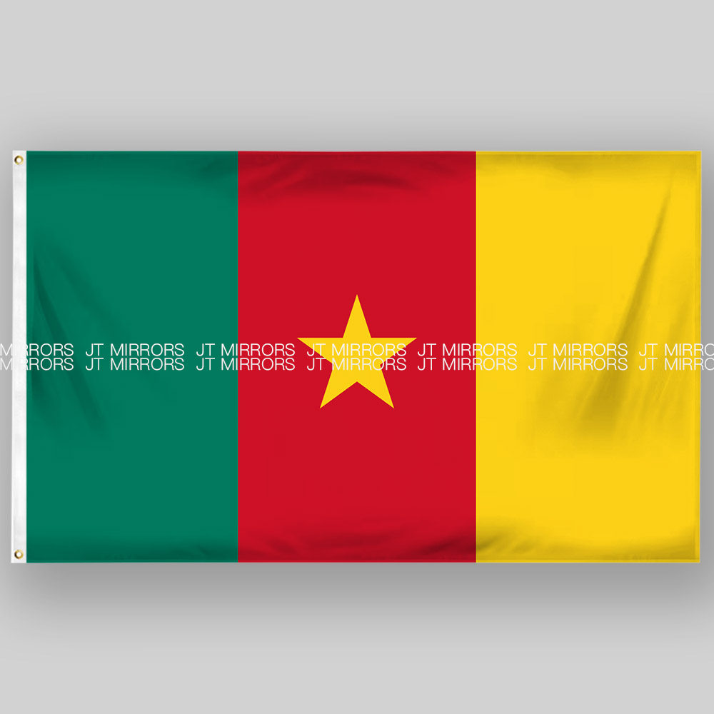 世界杯足球cameroon flag喀麦隆国旗旗帜定做flag of cameroon