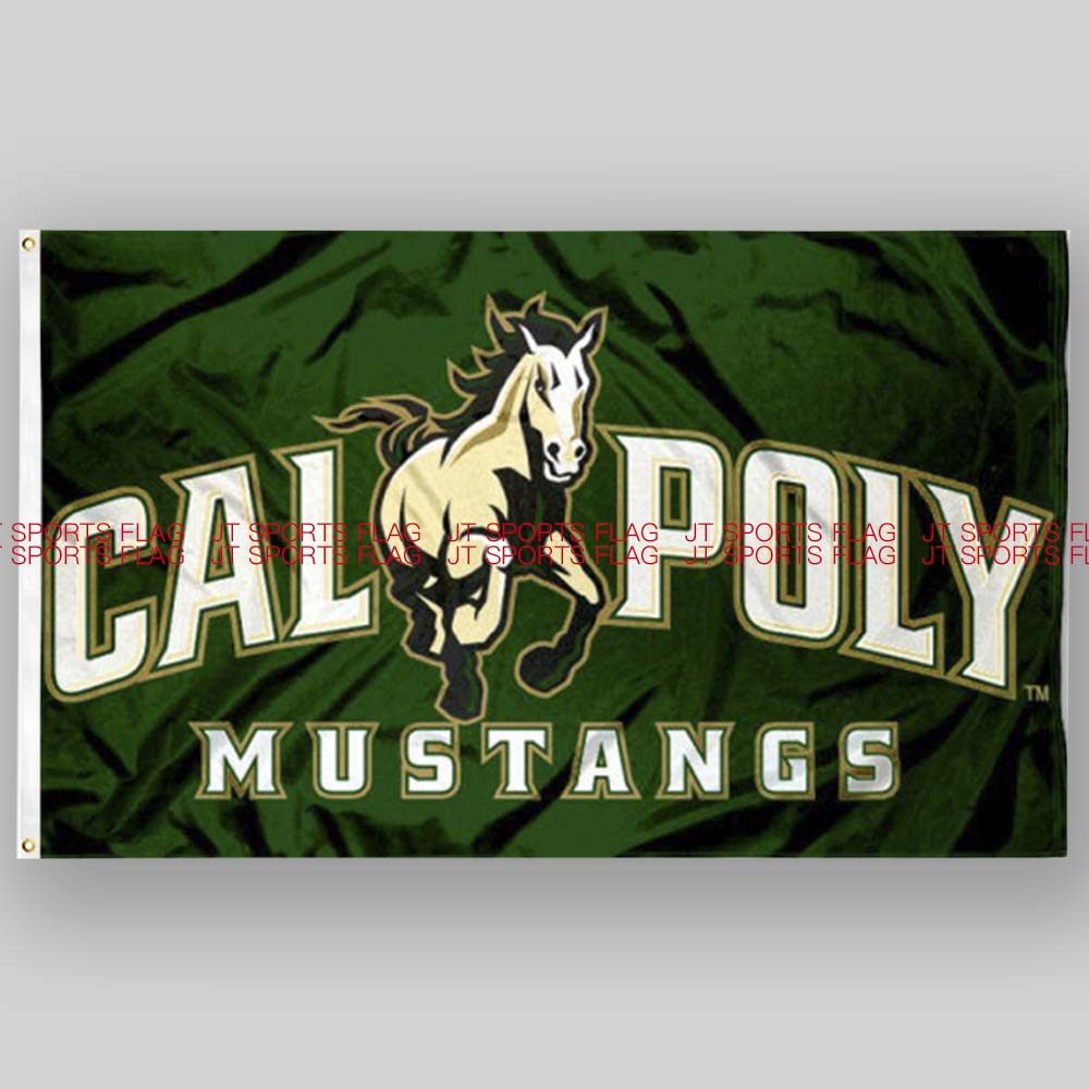 NCAA加州保利野马大学队旗旗帜