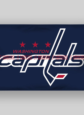 NHL美国华盛顿首都队曲棍球冰球俱乐部队旗Washington Capitals