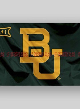 NCAA贝勒熊大学体育活动队旗旗帜定制定做Baylor Bears Flag
