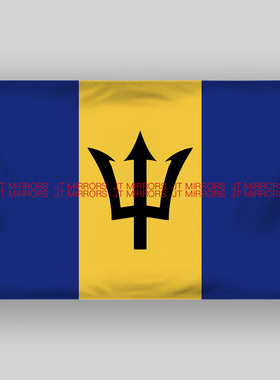 世界杯足球Barbados Flags巴巴多斯国旗旗帜定制Flag of Barbados