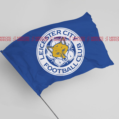 英超莱斯特城足球俱乐部球队周边队旗定做Leicester City FC flag