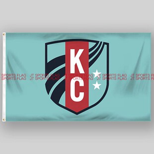 NWSL国家女子足球联赛堪萨斯城流俱乐部Kansas Current队旗 City