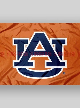 NCAA奥本老虎小学高中学大学学校学院队旗旗帜Auburn Tiger Flag