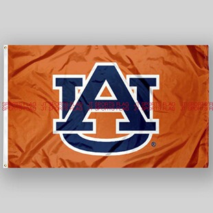 NCAA奥本老虎小学高中学大学学校学院队旗旗帜Auburn Tiger Flag