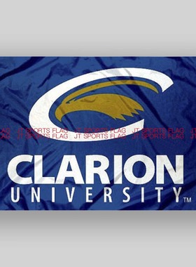 NCAA号角金鹰大学队旗旗帜定做定制Clarion Golden Eagles Flag